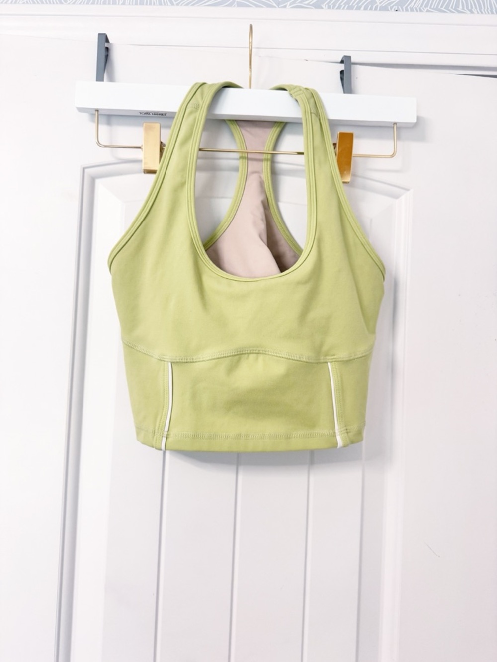 TYC Til You Collapse Tank Corset crop Lime Green Bra Size Small
